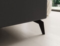 Coltar extensibil stanga 4 locuri ELTAP, Sol-05, Solange, 292x196x84 cm, lemn/poliester, negru