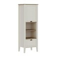 Dulap multifunctional, Hanah Home, Marlo, 63x180x46 cm, Coș adânc / Piatră Lunii