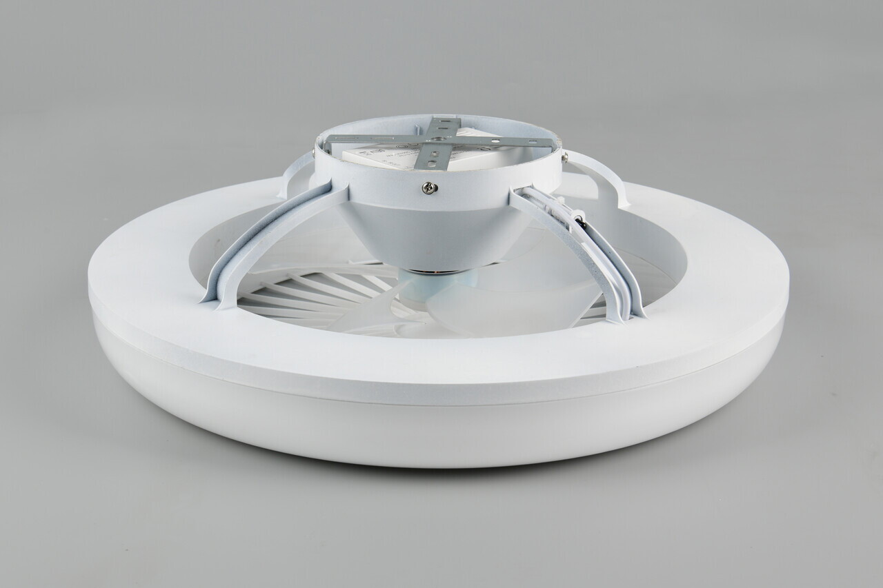 Plafoniera cu ventilator Mora, RL, 45x14 cm, 13W, 1x SMD, plastic, alb - view 4