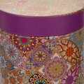 Cutie cu 3 compartimente, Dancy Flower, Creaciones Meng, 8.5x22 cm, metal