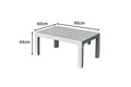 Set mobilier de gradina, Okko, Solemare, Alb