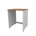 Dulap masina de spalat, Hanah Home, Washing Machine, Alb/Pin Atlantic