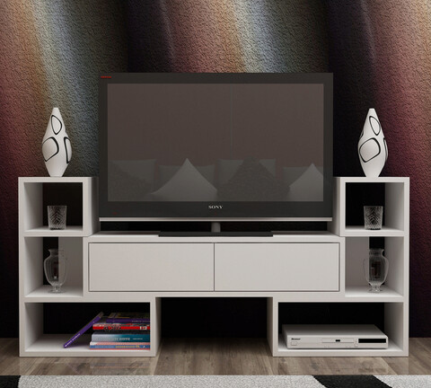Comoda tv, decorotika, sharp, 180x62x29.5 cm, alb