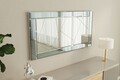 Oglinda decorativa, Siam, Pierre, 60x120x2.2 cm, MDF , Fume / Alb