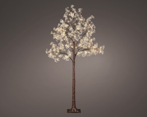 Decoratiune luminoasa Tree gypsophila, Lumineo, H180 cm, 180 LED-uri, lumina calda