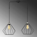 Lustra, Opviq, 892OPV1489, Metal, Negru