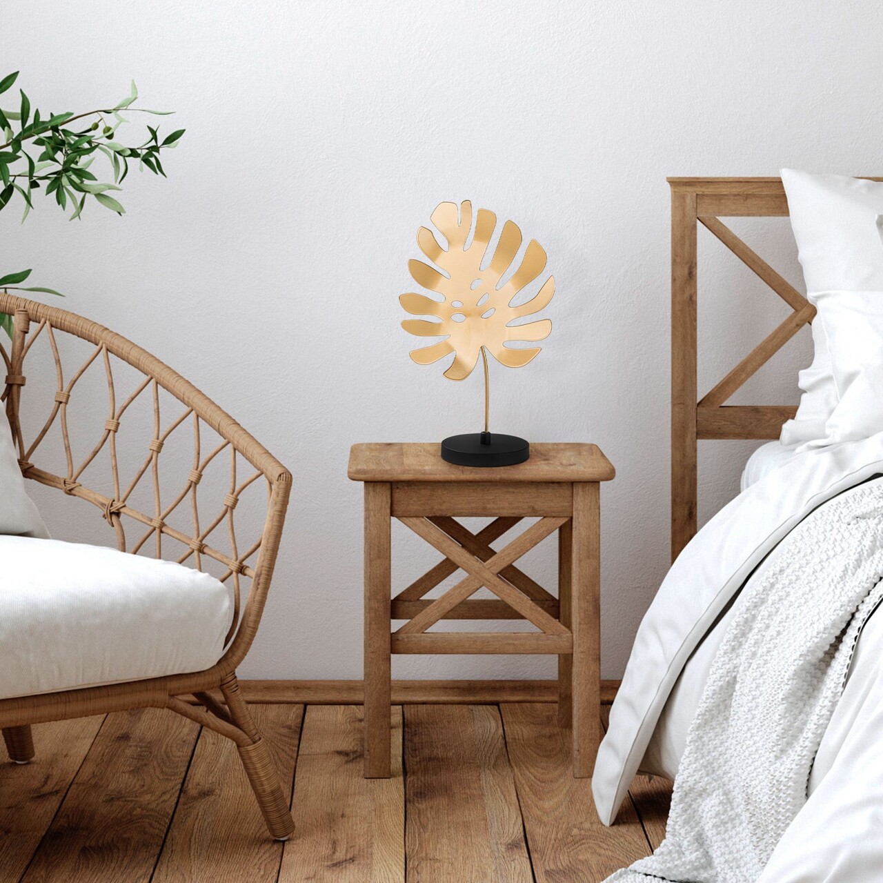 Decoratiune, Dm-006, 37x24x13 cm, Aur/Negru - imagine 3