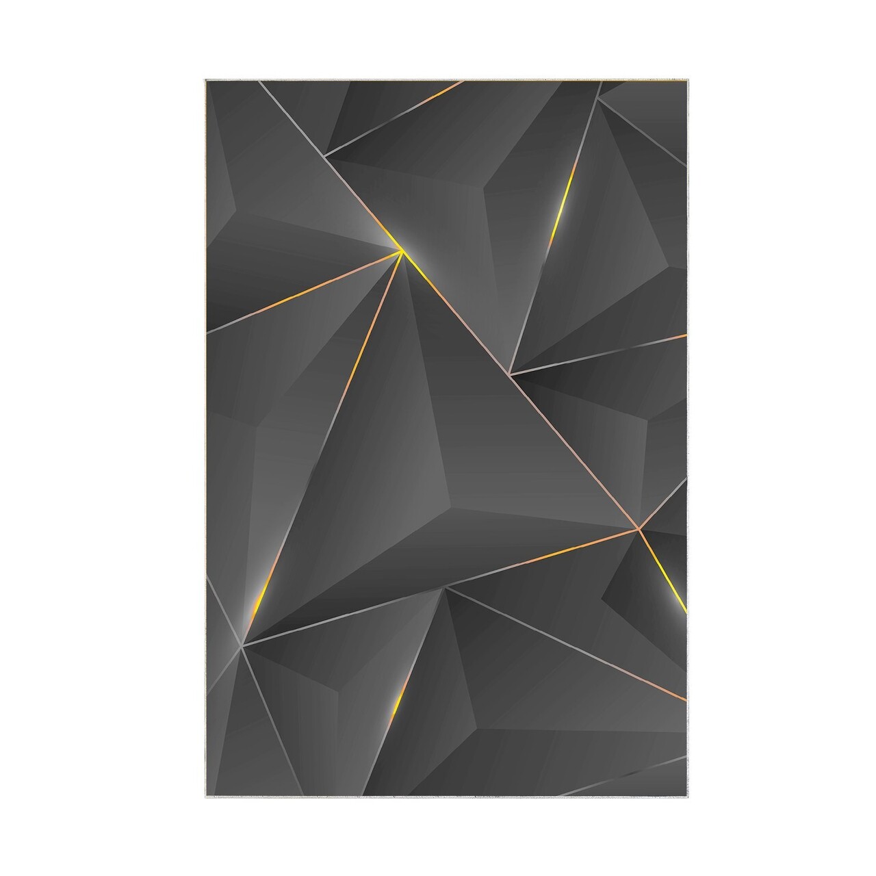 Covor (160 x 230), F5005, 160x230 cm, Aur/Negru - view 2