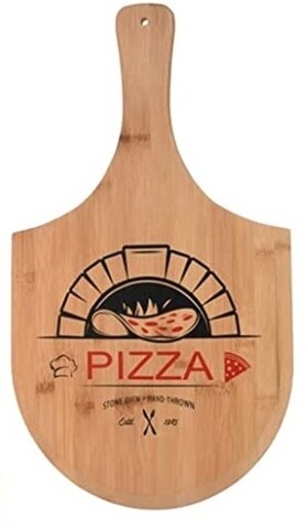 Tocator pentru pizza, 53.5x30.5x1 cm, bambus