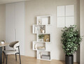 Raft de perete ELTAP, Shellf, 80x20x180 cm, PAL/PVC, alb