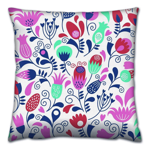 Perna, a14657, 43x43 cm, 50% bumbac / 50% poliester, multicolor