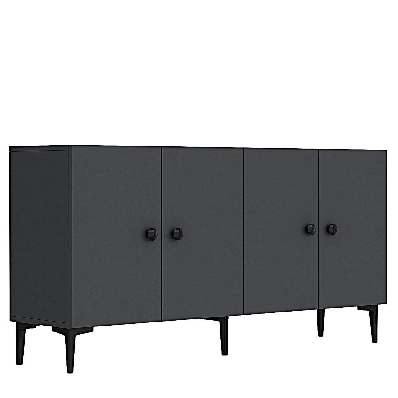 Consola, Hanah Home, Pella 150, 150x75x32 cm, Antracit - view 5