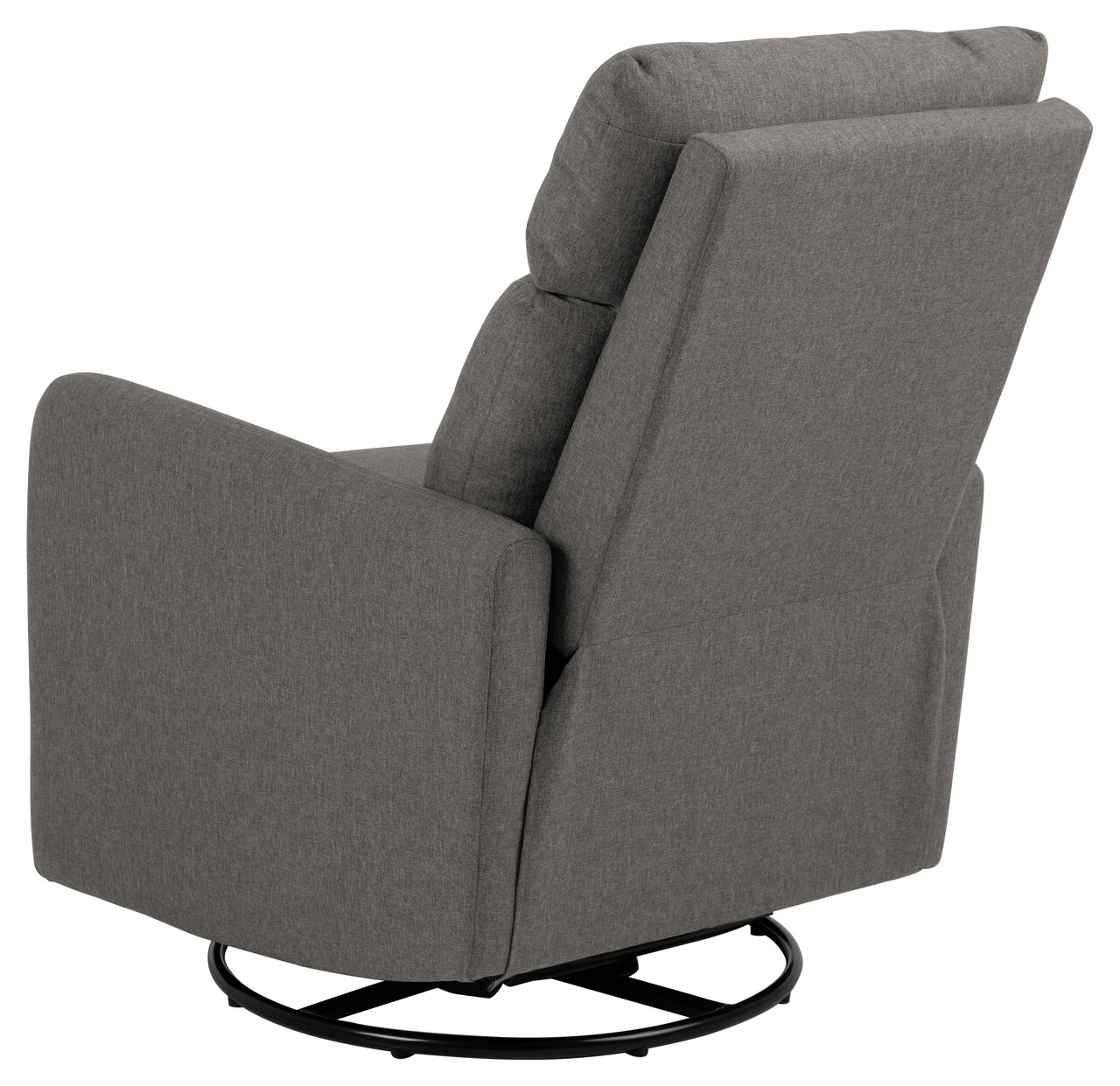 Fotoliu cu recliner Mikkeli, Actona, 67x93.5x99 cm, rotativ, poliester/otel, gri - view 10