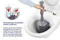 Set 3 piese pentru desfundat chiuveta Maximex, Sink, polietilena, gri/albastru
