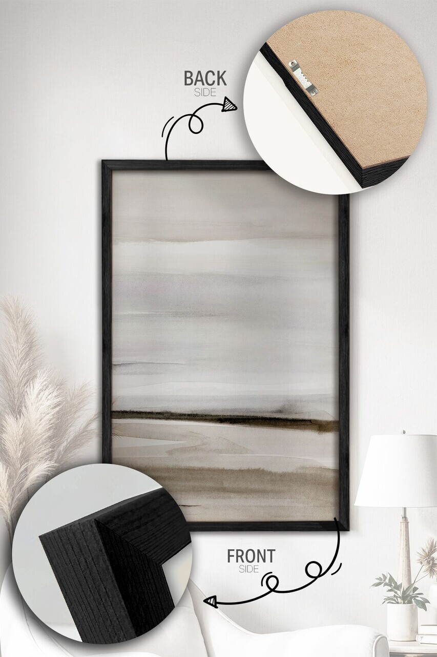 Tablou decorativ, Ersy2Lımodel23-Sıyah, MDF, Multicolor — imaginea 2