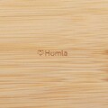 Platou pentru servire Bambou, Homla, 35 cm, lemn, bej