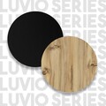Comoda TV, Yardley, LV2 - KL, 140 x 46.4 x 35.5 cm, pal melaminat/metal, stejar/negru