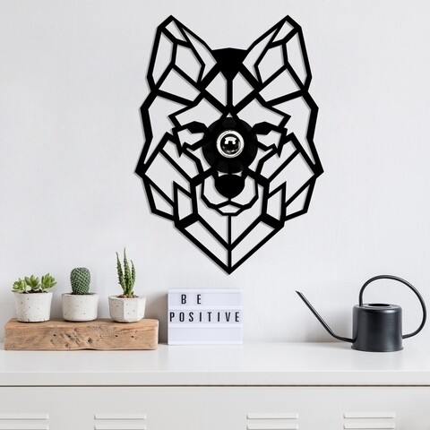 Lampa de perete, Shadow, 594 – A, E27, 100 W, metal/MDF, negru mezoni.ro