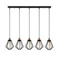 Lustra, Alby, 525NOR1478, Metal, Negru/Bronz