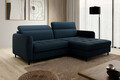 Coltar extensibil dreapta 3 locuri ELTAP, RT-40MAN, Gomsi, 228x165x100 cm, lemn/poliester, albastru inchis