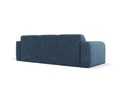 Canapea 3 locuri, Molino-140, Micadoni Home, 235x95x72 cm, tesatura chenille din poliester, albastru regal