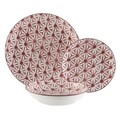 Serviciu de masa 18 piese Rombos, Versa, portelan, rose