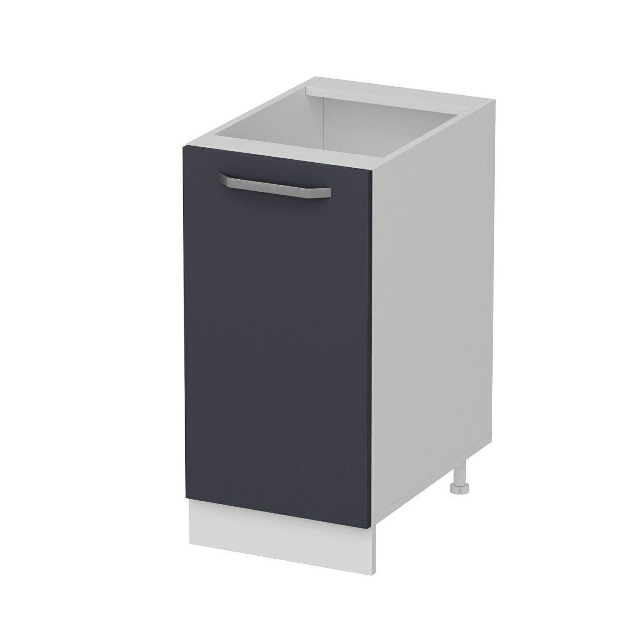 Dulap pentru bucatarie, Hanah Home, Minar, 40x87x58 cm, Alb / Antracit — imaginea 6