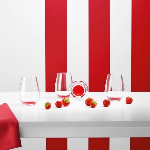 Set 4 pahare, Villeroy & Boch, Colourful Life Deep Red, 420 ml, sticla cristal, rosu