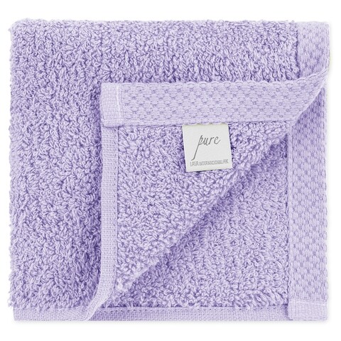 Prosop de baie, decomex, pure, 30 x 30 cm, 100% bumbac, 550 gr/mp, lila