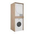 Dulap masina de spalat, Hanah Home, Linfa 70, Stejar