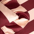 Lenjerie de pat dubla Tiffany, Homla, 3 piese, 160x200 cm, poliester, crem/visiniu