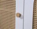 Consola, Wolina, Bohem, 80x180x41 cm, MDF , Alb / Stejar