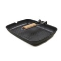 Tigaie grilll cu maner detasabil, Cooking by Heinner, 35 x 25 x 4.5 cm, aluminiu turnat cu invelis non-stick