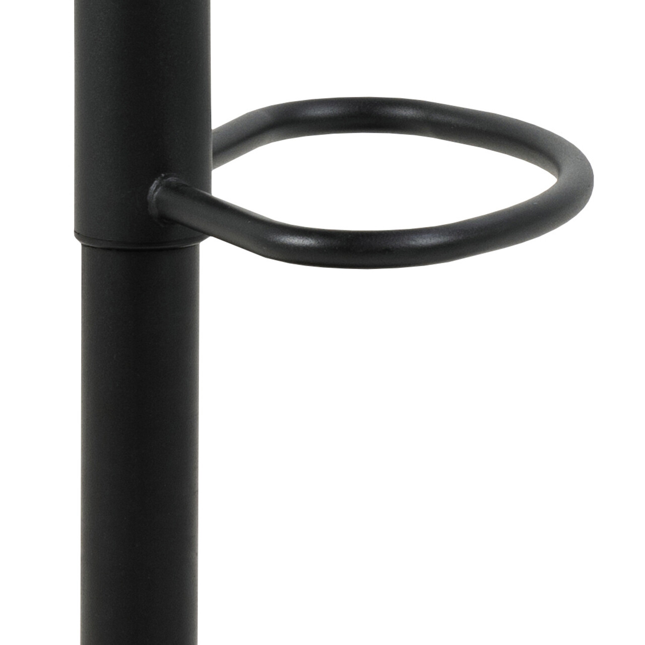 Scaun de bar Brooke, Actona, 52x52x109 cm, rotativ, tesatura Boucle/otel, grej - view 6