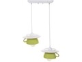 Lustra Afternoon tea, Deco Republic, E27, 2x60W, ceramica, verde deschis