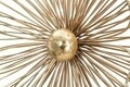 Decoratiune de perete Flower, Mauro Ferretti, 50 x 47 cm, fier, auriu