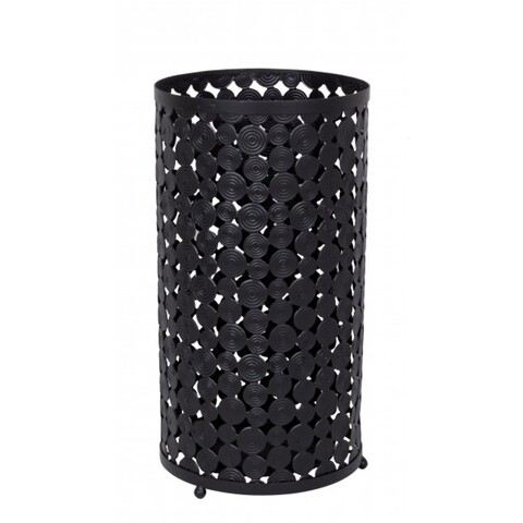 Suport pentru umbrele, antique black, bizzotto, 24x54 cm, otel