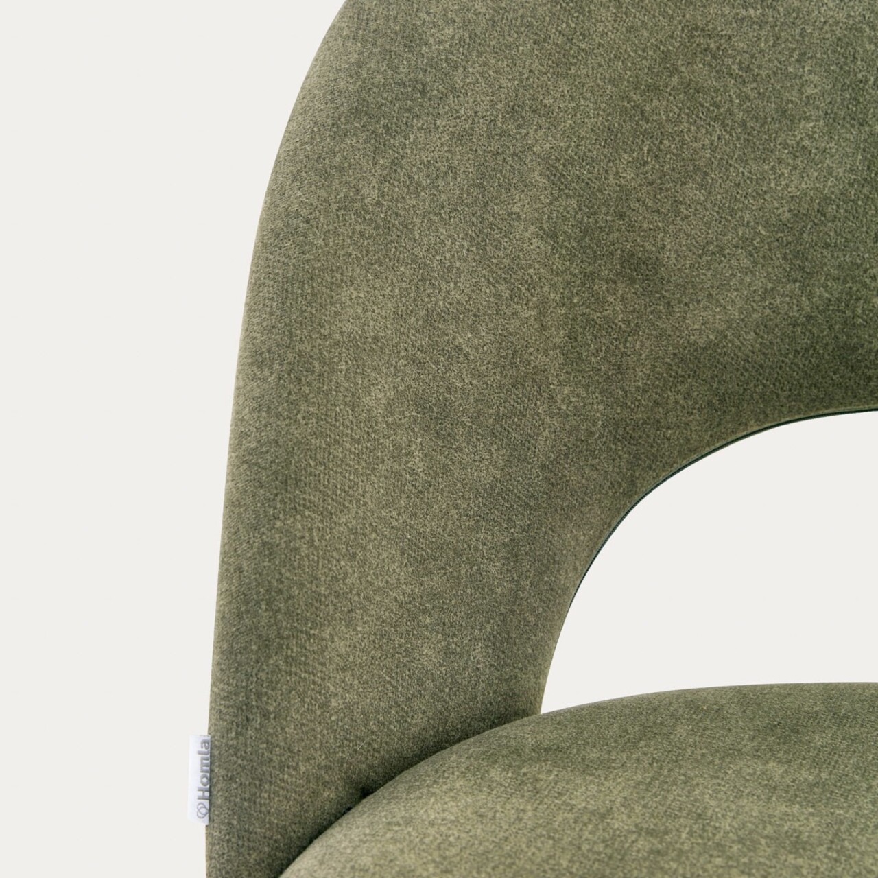 Scaun Trivio, Homla, 57x49x78 cm, metal/poliester, verde - view 4