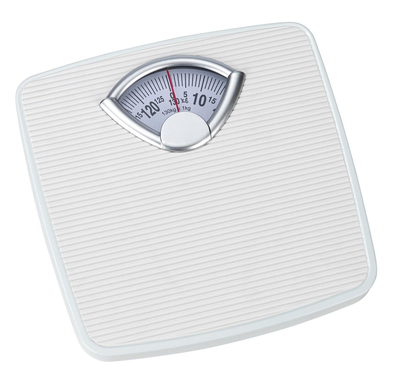 Cantar mecanic pentru persoane, Wenko, Bathroom Scale, 27 x 26.5 x 4.5 cm, metal/plastic, alb - view 4