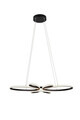 Lustra Fly, TRIO, 83x45.5x150 cm, 32W, 1x SMD, metal, negru mat