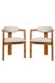 Set scaune 2 piese, Vow Chair, Cheri, Crem / Stejar