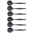 Set 6 lingurite pentru ceai Violon Vintage Black, Jean Dubost, inox