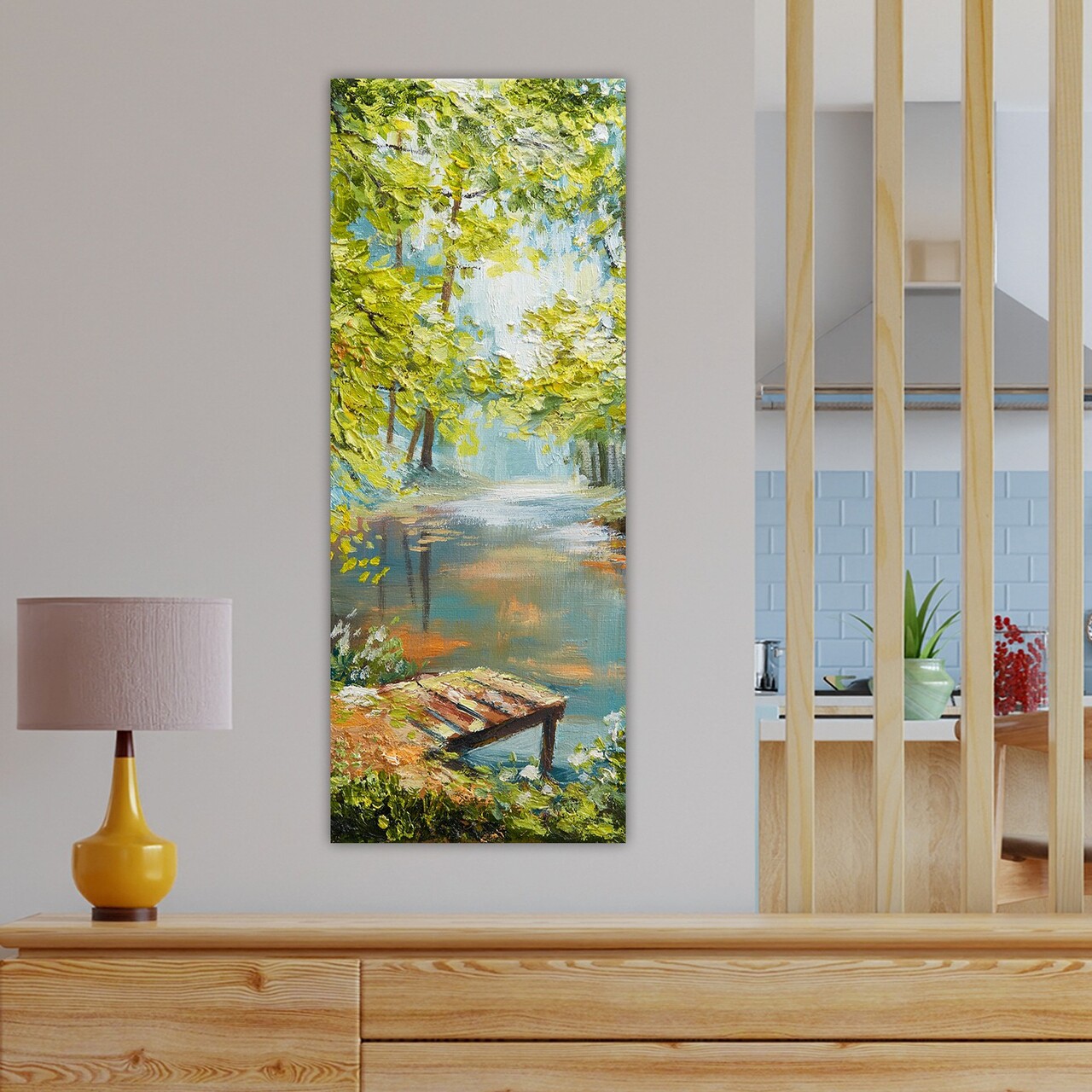 Tablou decorativ DKY21193655400_3080 30 x 80 cm Multicolor