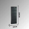 Pantofar, Hanah Home, 5 Doors Lock, 50x169x15 cm, Antracit