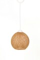 Lustra, 190 - JE, FullHouse, 24 x 55 cm, 1 x E27, 60W, ecru/maro