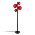 Lampadar, L'essentiel Maison, 521SHN3652, Roșu/Negru