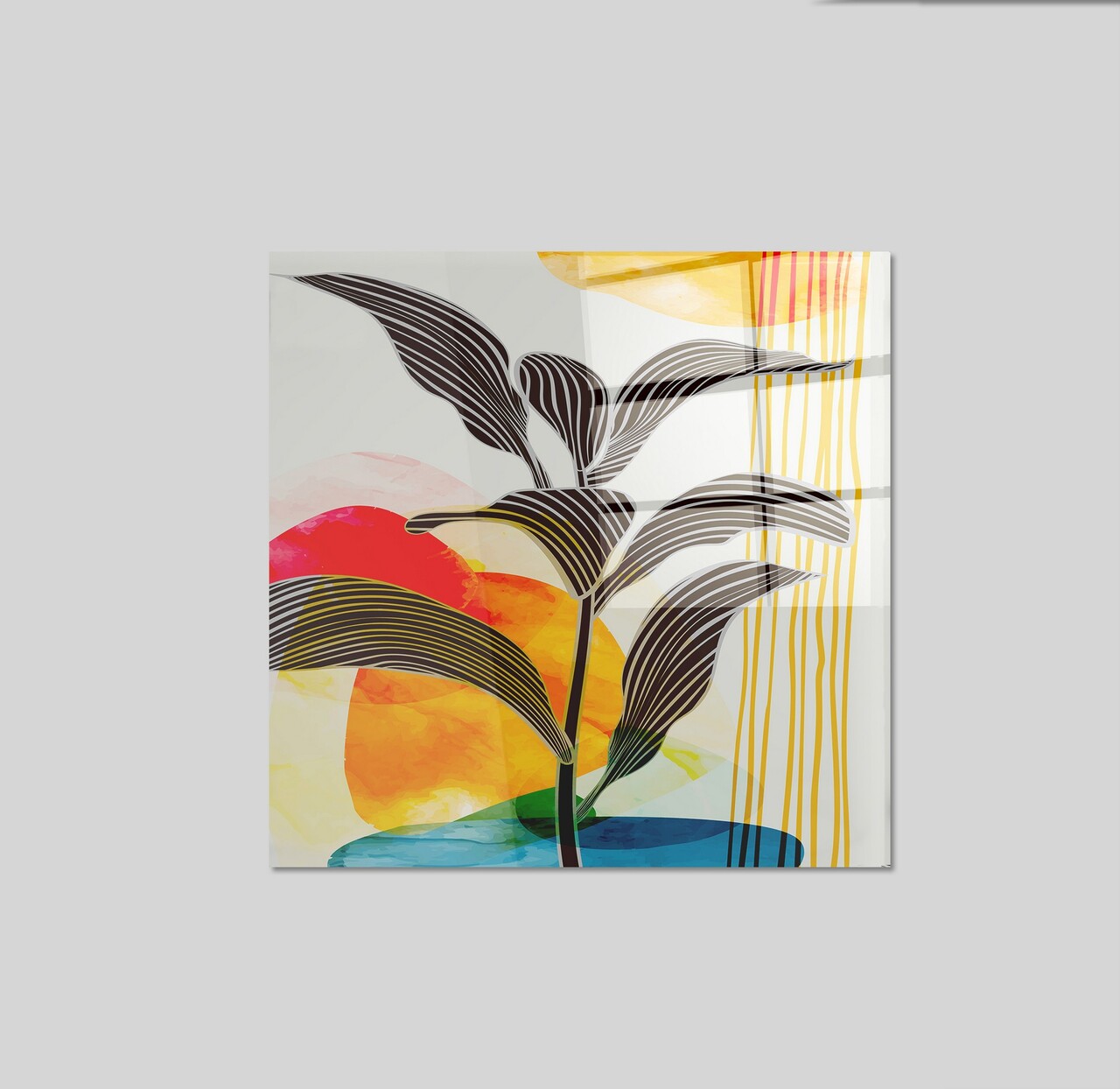 Tablou decorativ, CAM4019_7070, Dimensiune: 70 x 70 cm, Multicolor - view 3