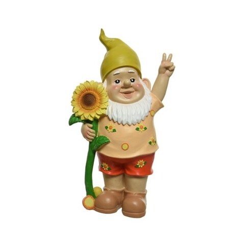 Decoratiune man gnom, decoris, 16.7x10.8x30 cm, polirasina, multicolor