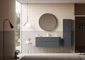 Dulap de baie cu chiuvetă, Hanah Home, Moonlight 120, Antracit mat