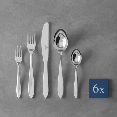 Set tacamuri 30 piese, Villeroy & Boch, Arthur Cutlery, inox 18/10